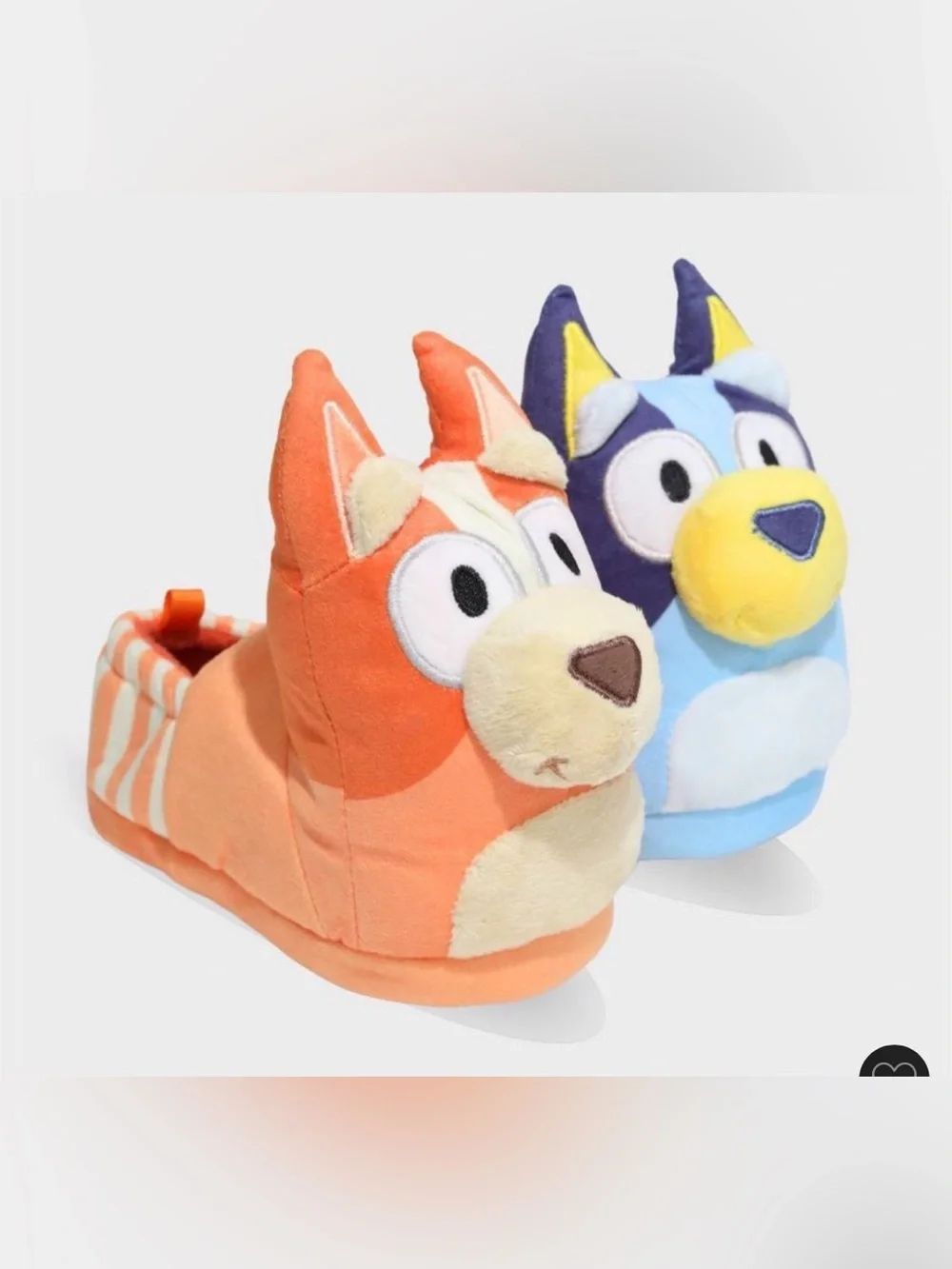 Target Kids Plush Character Slippers in Orange and Blue